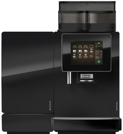 Franke, A400, espressobonen, koffiemachine, koffiezetapparaat, display, touchscreen, hoge kwaliteit, variatie, opties