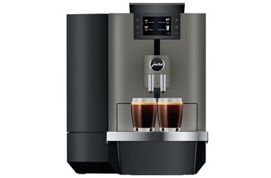 Jura X4 Dark Inox langerak de jong ldj koffiemachine wifi connect cup warmer